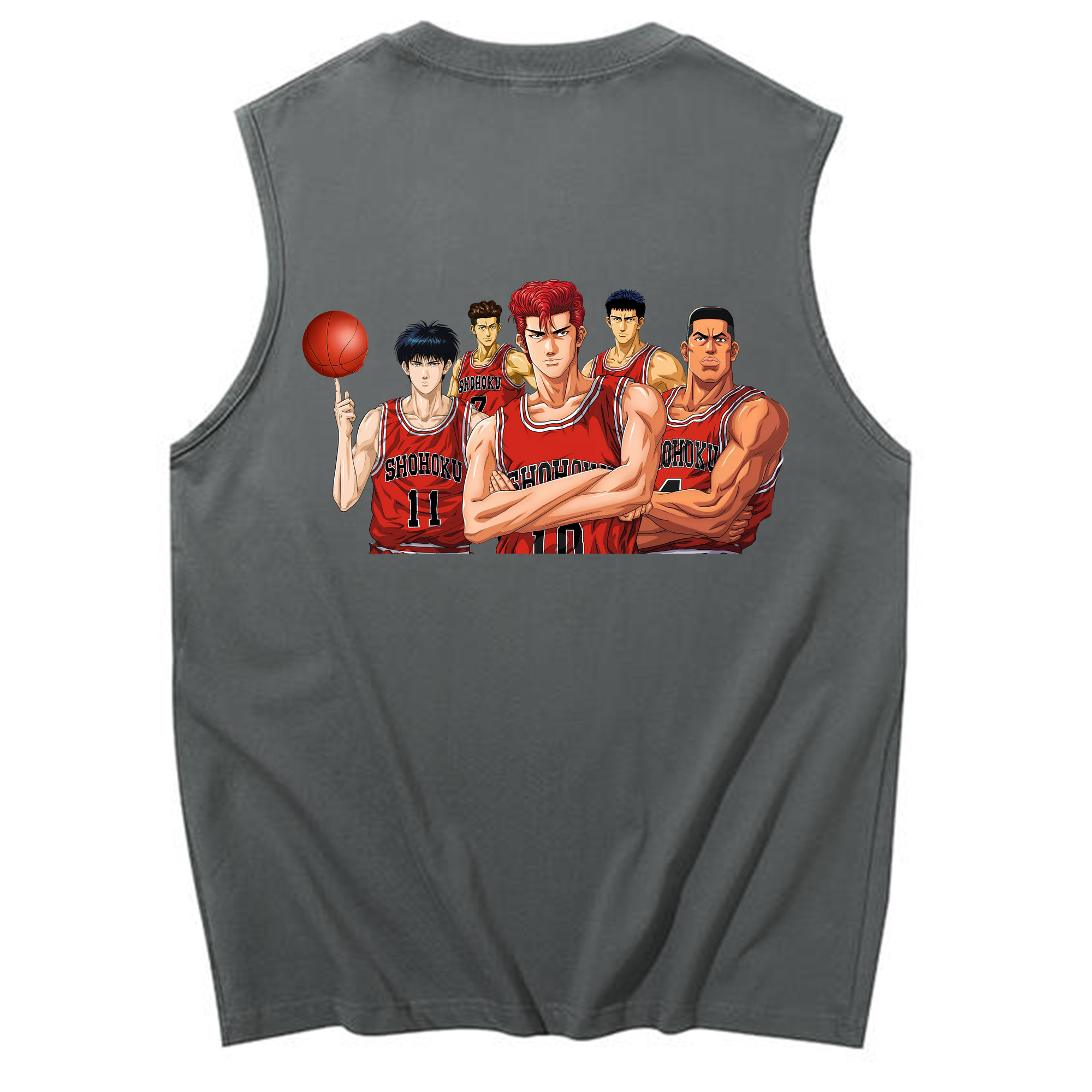 （画像用） SLAM DUNK／スラムダンク コットン100％タンクトップ（背面プリント）